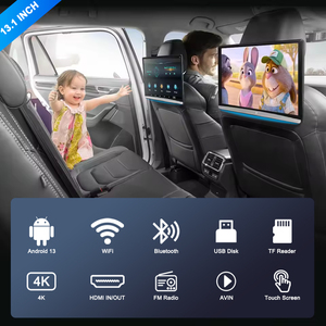 13.3 pollici 4K IPS schermo sedile posteriore intrattenimento giocatore Monitor poggiatesta auto, schermo poggiatesta Android, giocatore poggiatesta auto - Product Image 3