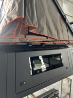 Tente de toit rigide verticale escamotable en aluminium sur mesure pour camionnette Jeep Gladiator Ford F150