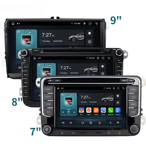 เครื่องเล่นดีวีดีบนรถยนต์หน้าจอ7/8/9นิ้วสำหรับ <span class=keywords><strong>Volkswagen</strong></span> /vw ระบบนำทาง GPS อเนกประสงค์8Core 8 + 128GB CarPlay Android วิทยุรถยนต์ - Product Image 1