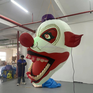 Modelo Inflable Gigante de Payaso Colgante para Halloween, Decoración Realista de Diablo para Eventos y Promoción de Actividades - Product Image 4
