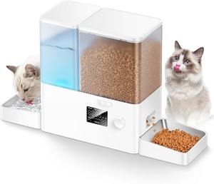 Automatic Smart Pet Feeder 2 in 1 <b>WiFi</b> App Control Timed Cat Dog Food Water Dispenser 5L+3.5L Large Capacity Factory Wholesale - Product Image 1