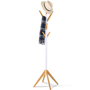 Bamboo <b>clothes</b> <b>rack</b>, solid wood coat <b>rack</b>, bedroom and living room multi-functional floor-standing <b>clothes</b> <b>rack</b>, creative and - Product Image 3
