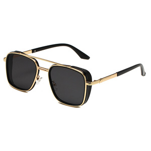 Nouvelles Lunettes de Soleil Pilote Double Pont Tendance 2025 Unisexe Rétro Style Boîtier Protection UV400 pour la Conduite - Product Image 1