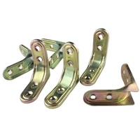 Table et chaise d'angle 90 degrés à angle droit Fixateur de quincaillerie d'ameublement Support de type L Couleur Zinc Angle Iron Connector