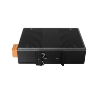 Commutateur réseau industriel non géré TiNCAM 10/100M 5 ports, montage sur rail DIN, capacité de commutation 1 Gbps, prise en charge du VLAN, caméra IP, NVR