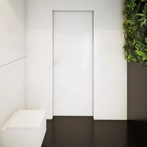 Kualitas tinggi tersembunyi tidak terlihat Modern inti padat kayu Interior putih Casement pintu rata dibuat dari kayu padat - Product Image 3
