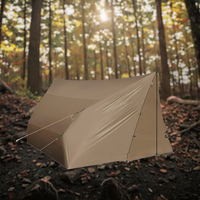 Pour la vente en gros : Tente de camping pliable imperméable en tissu Oxford (plus de 3000 mm) avec impression de motifs, utilisable comme abri de pluie ou bâche.