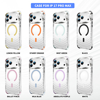 Coque de téléphone magnétique transparente pour iPhone 18 17 16 Pro Max 15 Plus, protection antichoc transparente anti-chute