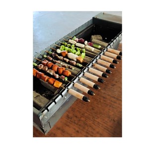 Barbecue portable en acier inoxydable pour table - Product Image 6