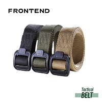 Ceinture tactique décontractée Frontend F3019 avec boucle en alliage - Matériau en nylon