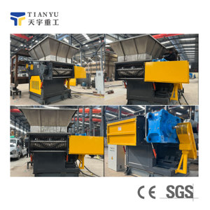 Nhà Máy Giá trục duy nhất bọt nhựa Pallet Shredder và dệt Túi Shredder cho tái chế chai PET máy - Product Image 3