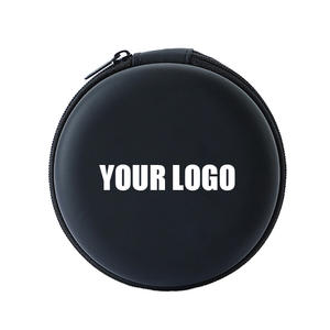 Étui pour écouteurs portable avec logo personnalisé d'usine d'origine, étui pour écouteurs durable en EVA, sac de rangement en EVA noir en gros, étui en EVA - Product Image 1