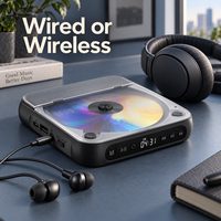 Pemutar CD Pribadi Portabel untuk Rumah dengan Speaker, Pemutar Disk Nirkabel Isi Ulang, Produsen OEM ODM China, Grosir