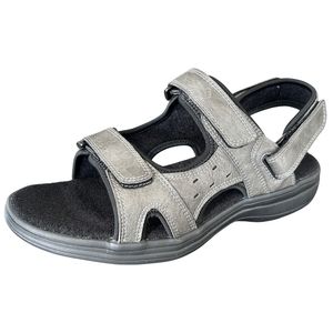 Sandal Medis Nyaman untuk Perawatan Kaki Lansia, dengan Ruang Jari Kaki Lebar, Dapat Disesuaikan, untuk Penderita <span class=keywords><strong>Diabetes</strong></span>, Edema, dan Bunion - Product Image 5