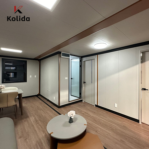 Casa Contenedor de Acero Impermeable Kolida de 40 Pies x 20 Pies, Expandible, Aislada, Plegable, Prefabricada, para Vivienda/Oficina Rural - Product Image 5
