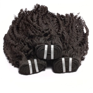 XBL Double Drawn <b>Hair</b> Top Quality Braids Extension Kinky Curly Human Bundles Crochet Bulk Raw Indonesian for <b>Online</b> <b>Shop</b> - Product Image 4