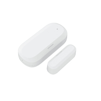 Sensor Pintu dan Jendela Anti Maling Nirkabel Zigbee Magnetik dengan Baterai DC 3V Bahan ABS/PC Garansi 1 Tahun