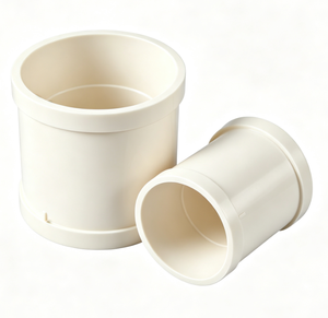 Acoplamiento de Drenaje de PVC, Conector de Tubería de Plástico de Tamaño Completo para Sistema de Drenaje de Aguas Residuales - Product Image 2