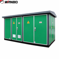 Wanbo WB-312 Hochwertiger Hersteller 500KVA 12kV 04kV Europäischer Stil Vorgefertigte Kompakt-Umspannstation im Box-Design