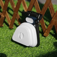 Ramasse-crottes pour chien moderne, portable, durable, en plastique et silicone, imprimé en sérigraphie, écologique, sans parfum, pour l'élimination des déchets d'animaux