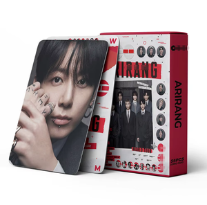 Offerta Speciale: Merchandise del Gruppo K-pop Arirang, 55 Pezzi/Scatola, Fotocard del Magazine di Ottobre dei Bangtan Boys V, Carte Lomo - Product Image 1
