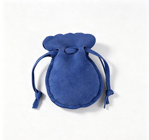 Pochette en velours avec logo personnalisé, estampé à chaud, brodé, avec cordon de serrage, pour bijoux, marque, magasin de détail, emballage e-commerce - Product Image 3