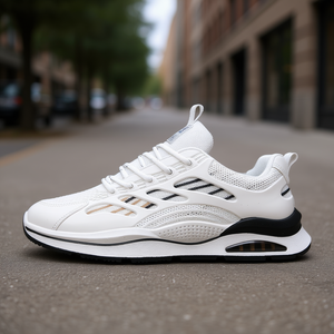 Men's Lightweight Basketball Style Casual Shoes Breathable Wear-Resistant Non-Slip All-<b>Match</b> Sports Sneakers - Product Image 2