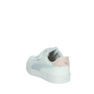 Sneakers Puma per Bambine e Ragazze, Bianche e Rosa, in Tela, Scarpe Trendy - Product Image 2