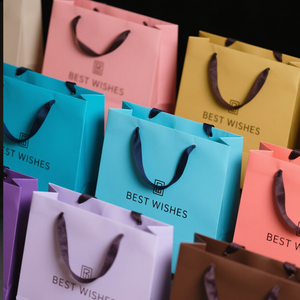 Luxury Custom Logo <strong>Personalized</strong> Boutique Branded <strong>Gift</strong> Paper Shopping <strong>Bag</strong> for Jewelry/Watches/Perfume Packaging HONPAK - Product Image 2