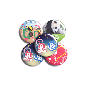 Aimants de réfrigérateur personnalisés D30mm, aimant rond en métal pour réfrigérateur, aimant en tôle pour souvenir avec votre propre logo - Product Image 2
