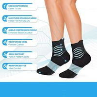 Chaussettes Tabi personnalisées de performance athlétique, chaussettes de sport à deux doigts, chaussettes de compression pour la course à pied, chaussettes à deux orteils