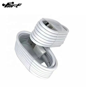 Thâm quyến 2.4A tiêu chuẩn TPE trắng 1M sạc cáp cho iPhone 100 cái điện thoại di động dữ liệu <span class=keywords><strong>USB</strong></span> sạc vật liệu nhựa - Product Image 2