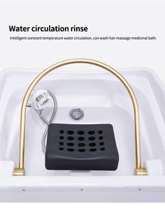 Lavacabezas Móvil Mejorado 2026 con Pantalla Digital y Reciclaje de Agua para Salón y Lavado de Cabello en Casa - Product Image 6