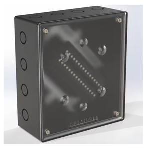 Caja de control de conexiones electrónica impermeable de plástico para montaje en pared, caja de conexiones de dos bandas de 16 terminales, directa desde la India - Product Image 1