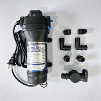 Pompa Peningkat Tekanan Air Mambaflo FL-33 110V AC 2.4Bar 12.5LPM Self Priming Otomatis untuk RV Caravan