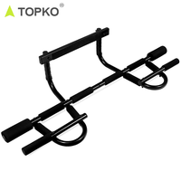 Barre de traction TOPKO pour porte, sans vis, robuste, largeur réglable, pour entraînement du haut du corps à domicile