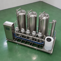 Filtre mécanique en acier au carbone avec média sable de quartz, lavage automatique, 5000 L/heure, échange d'ions, osmose inverse, traitement de l'eau