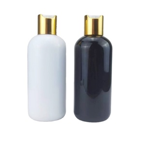 Botellas vacías transparentes para Gel de ducha con tapa dorada 250ml 500ml 100mL Botella de Aceite Corporal Botellas de bomba de lujo 4 <span class=keywords><strong>oz</strong></span> - Product Image 5