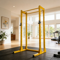 Équipement de musculation pour salle de sport, demi-rack autoportant, banc de musculation, presse à haltères réglable, multi-usages, demi-rack pour squats