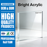Matériau de remplacement de vitrage de sécurité transparent en acrylique PVC, incassable et durable, pour fenêtres et panneaux de porte