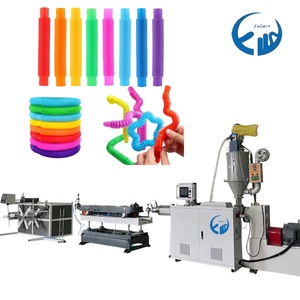 Machine de fabrication de tuyaux ondulés monocouche à grande vitesse et à économie d'énergie pour jouets en plastique PP PE PVC PA, prix usine Fullwin - Product Image 1
