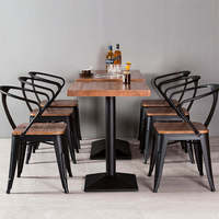 Chaise de salle à manger industrielle empilable en métal au design moderne, idéale pour hôtels, restaurants, appartements, bars, usage intérieur/extérieur – Vente chaude