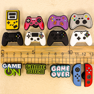 Modernos adornos para zapatos de videojuegos, control de videojuegos, letrero 'Game Over', decoración para zapatos, accesorios geniales y retro para zapatos de videojuegos, regalos para gamers - Product Image 4