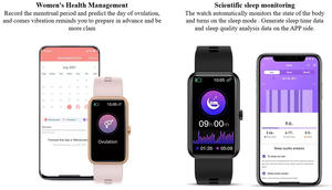 Smartwatch L16 appareils portables montres numériques 1.47 pouces grand écran montre intelligente étanche tension artérielle pour téléphone ios android - Product Image 3