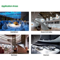 Projecteur motorisé avec moteur électrique pour salle de bal et banquets, avec zoom et télécommande