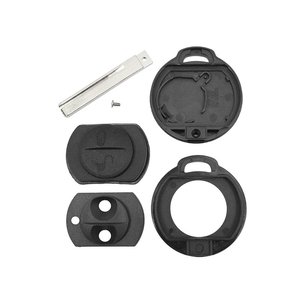 2 nút từ xa Vỏ chìa khóa với hur56 lưỡi pin trong trường hợp không có <span class=keywords><strong>transponder</strong></span> cho <span class=keywords><strong>Mitsubishi</strong></span> Colt Lancer thông minh - Product Image 3
