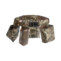 Ceinture de chasse au faisan LINK réglable, légère, imperméable, en tissu Oxford 600D, toutes saisons, sac de transport 4-en-1 pour oiseaux et gibier, 2 compartiments pour cartouches