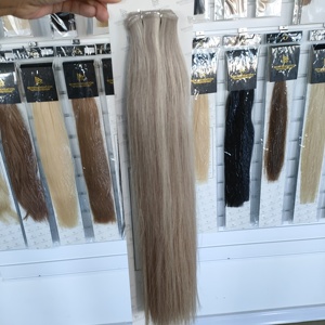 Chất Lượng Cao Salon Chuyên Nghiệp Tóc Con Người Dệt, Thương Hiệu Nổi Tiếng Nhà Máy PU Silk Flat Tóc Sợi Ngang - Product Image 6