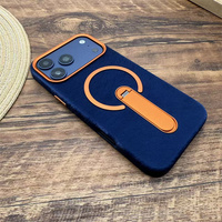Coque de luxe en cuir motif queue de phénix avec support vertical et dos magnétique pour iPhone 18 17 Pro Max 16 15 Plus
