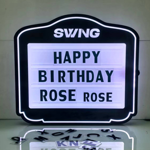 Tablero de Mensajes LED Personalizado de Gran Tamaño, Letras de 10 cm de Alto, Presentador de Botellas, Servicio VIP para Restaurante, Bar, Salón, <span class=keywords><strong>Discoteca</strong></span> - Product Image 3